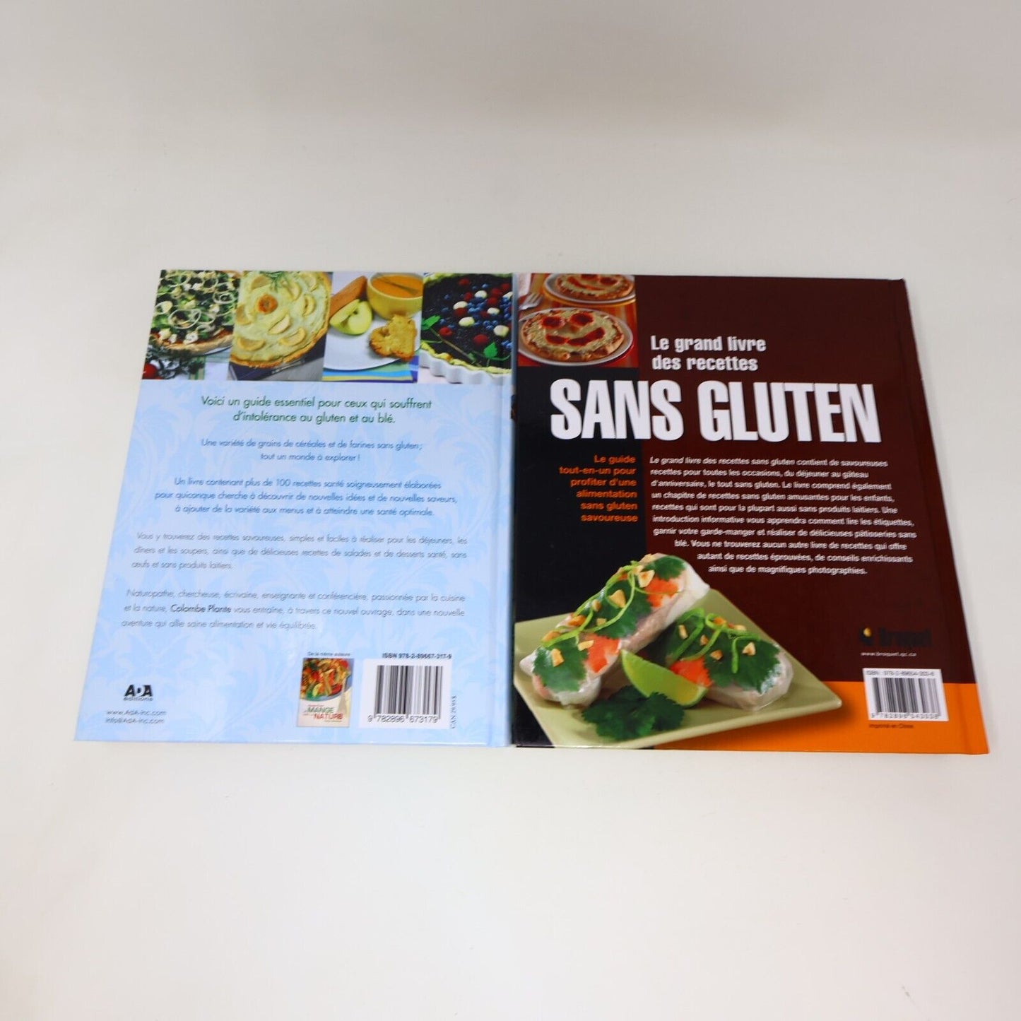 Sans Gluten Lot 4 Livres Cuisine Santé Soir de Semaine 21 Jours Menus Recettes