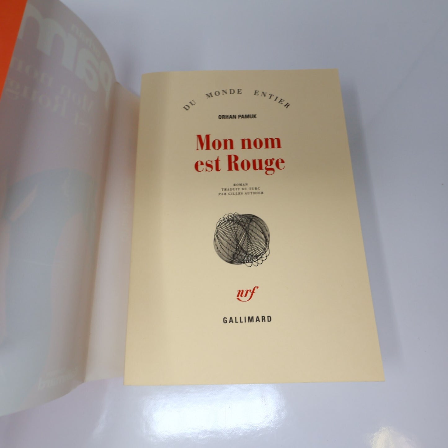 Orhan Pamuk Lot 2 Livres Le Livre Noir/Mon Nom est Rouge Crime et Mystère French