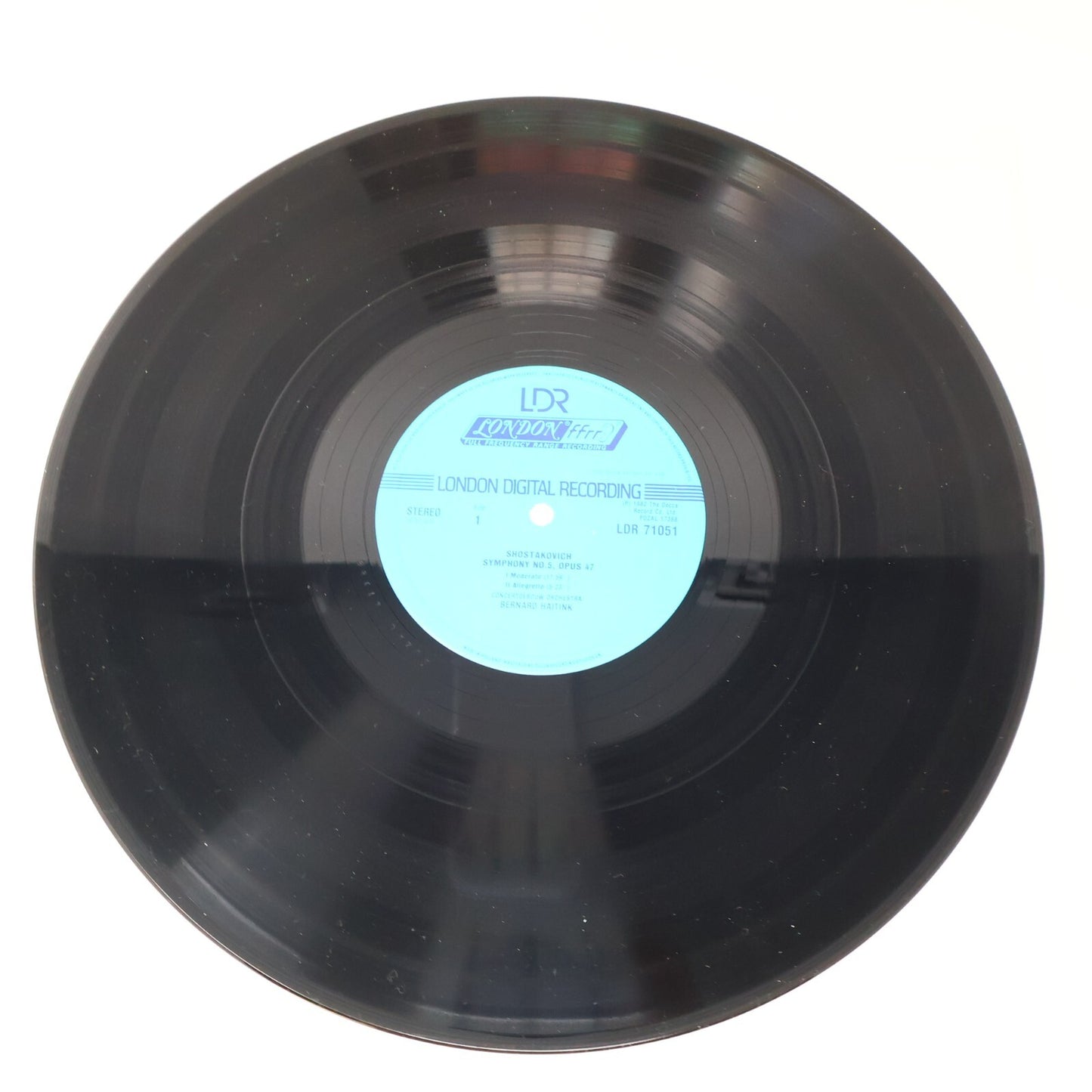 Shostakovich Haitink Symphony 5 Concertgebouw Orchestra Record Vinyl LDR 71051