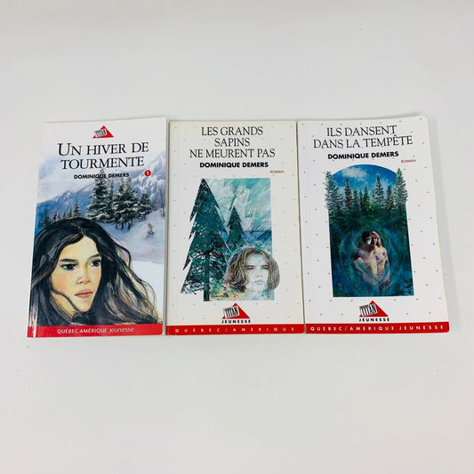 3x Marie-Tempête Série Complète Titan Jeunesse Dominique Demers Lot 3 Livres 90s
