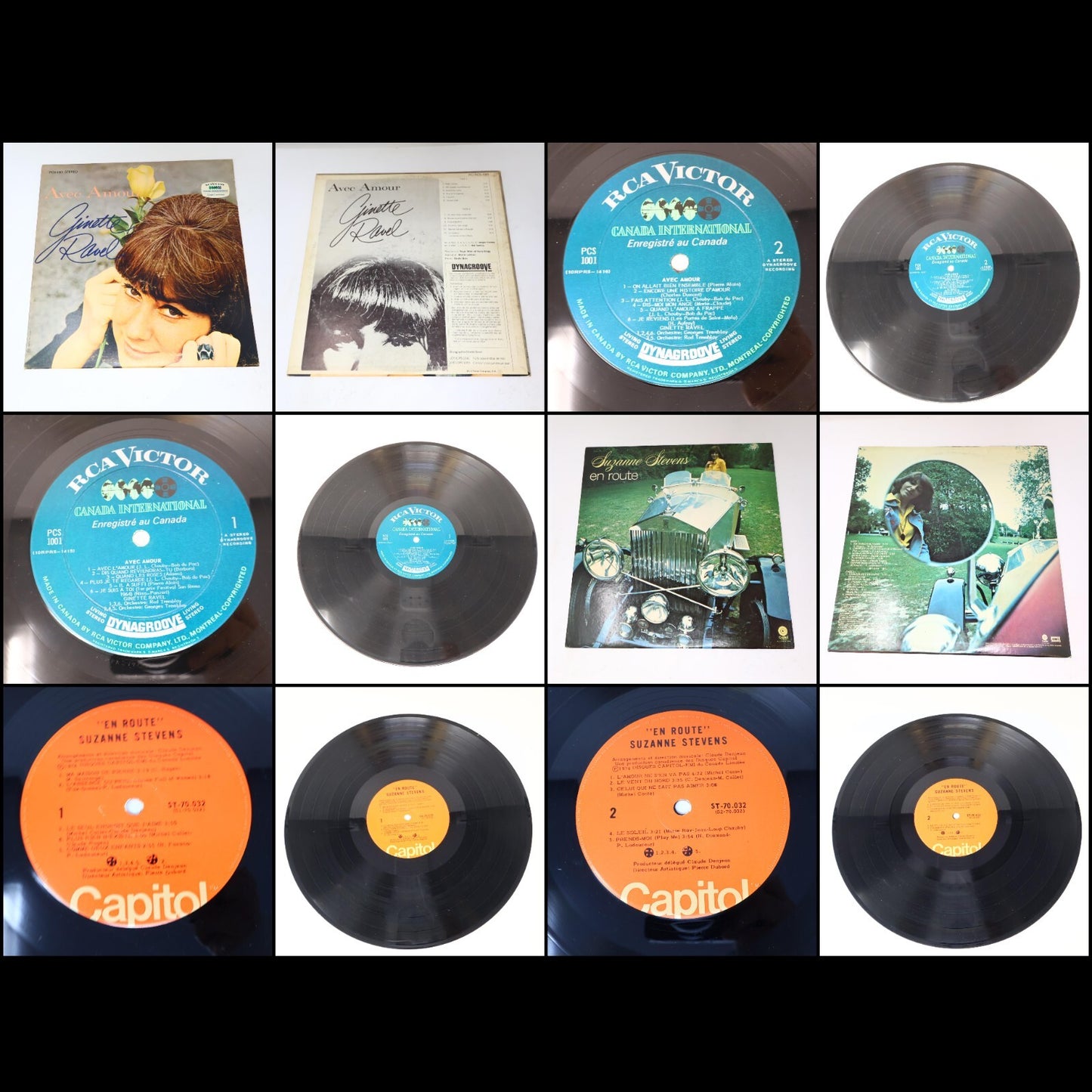 Pop Québécois 1960-70-80s Lot 20 Disques LP Thibeault/Baillargeon/Brault/Toupin