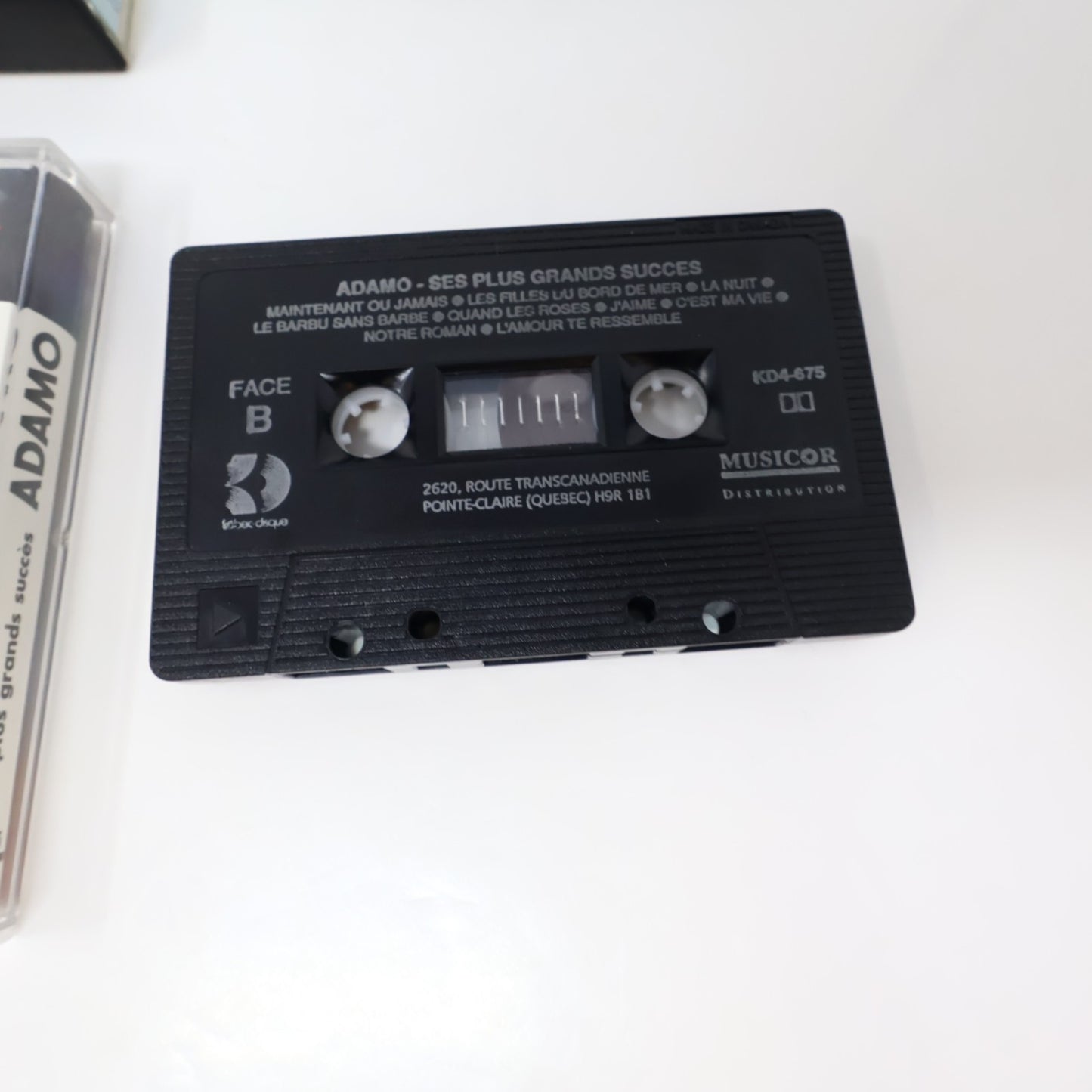 Salvatore Adamo Lot 2 Cassette Ses Plus Grands Succès/Puzzle C'est Ma Vie/Elle