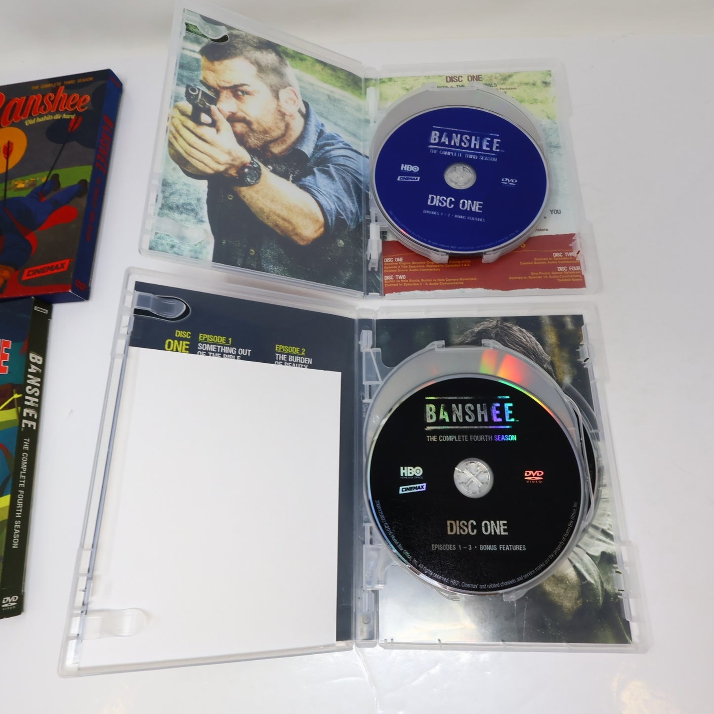 Banshee Season #1-4 Complete Series 4 DVD Lot Cinemax HBO Antony Starr/Milicevic