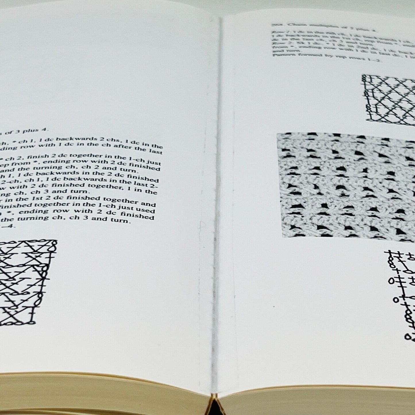 1985 Complete Book of Crochet Stitch-Designs by Linda P. Schapper HC Patterns