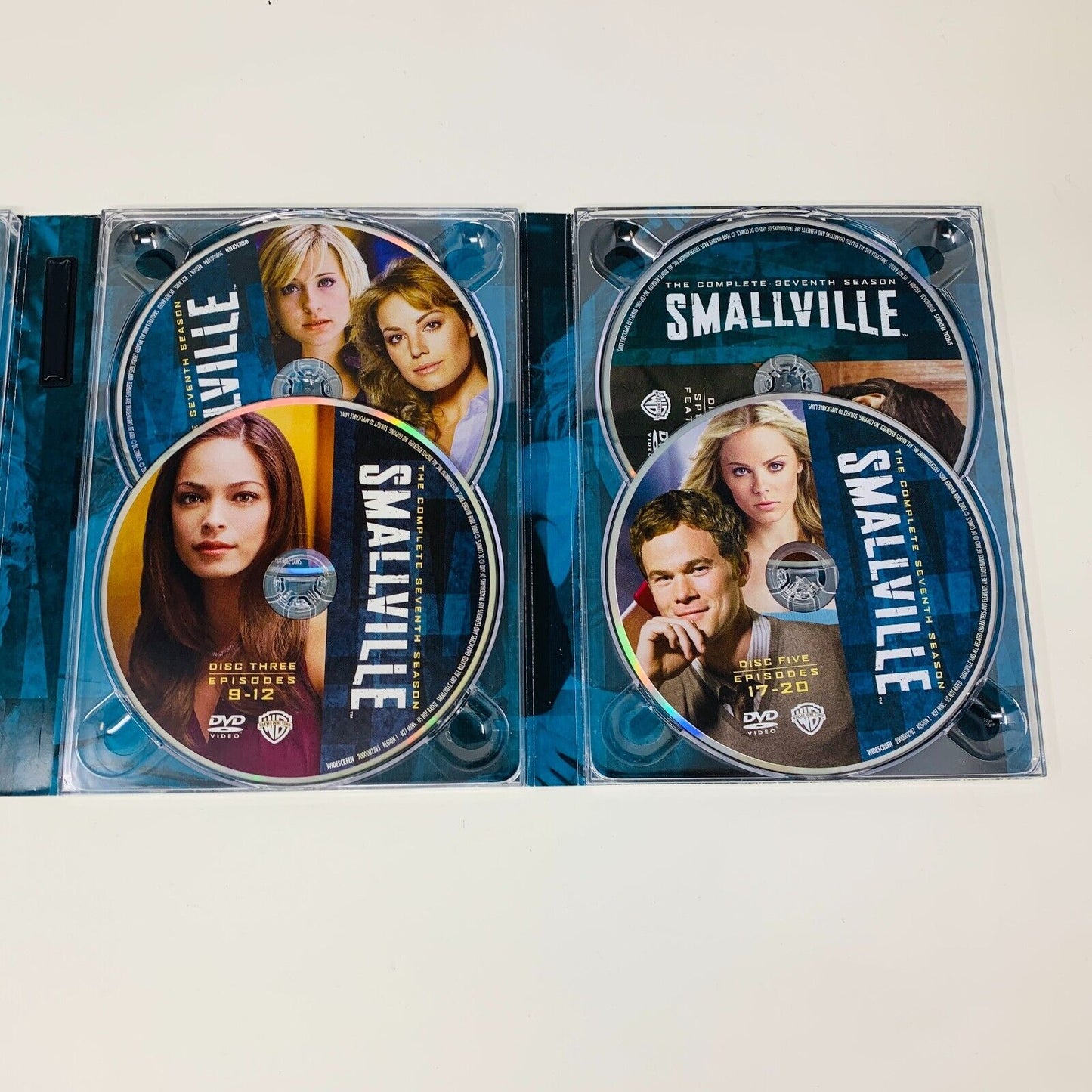 2009 Smallville L'Intégrale de la Septième Saison DVD Testé en Français Region 1