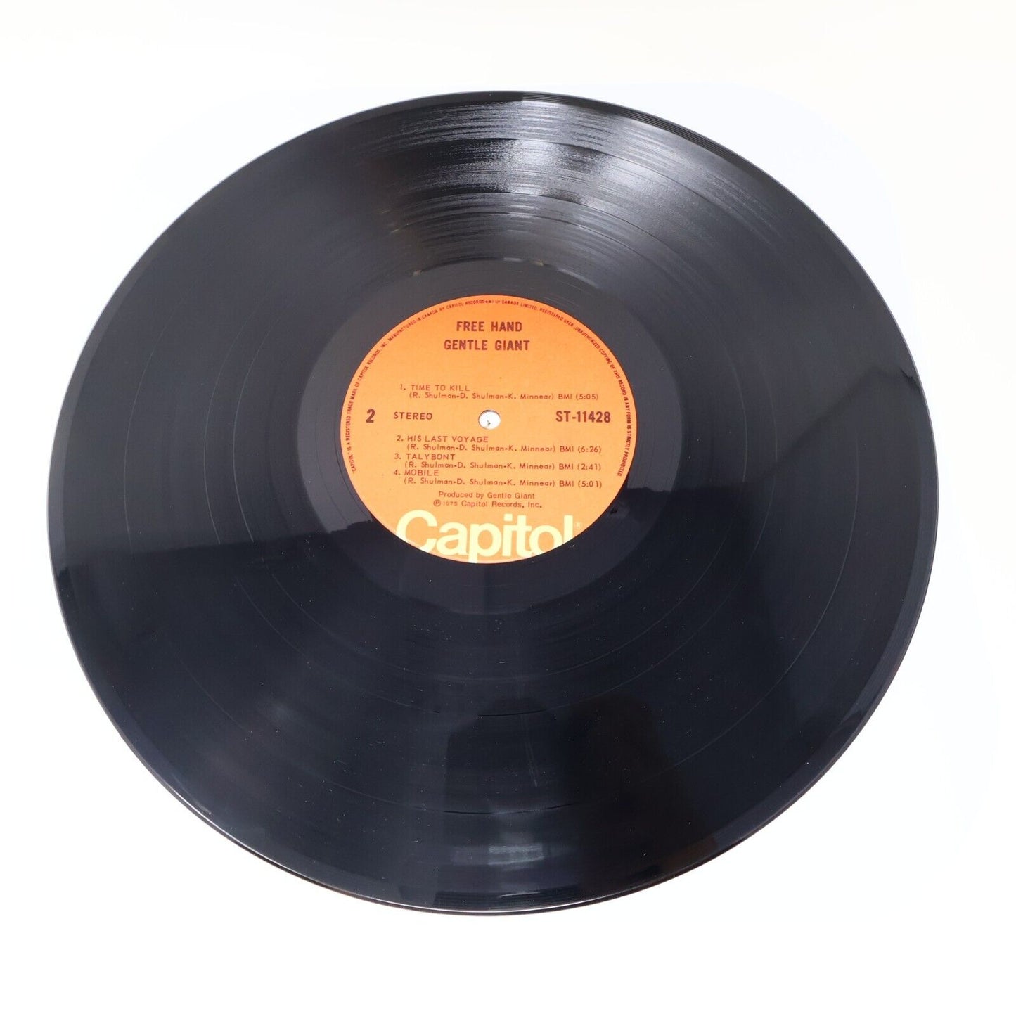 Gentle Giant Free Hand LP Record Vinyl ST-11428 Canada 1975 Rock Just The Same