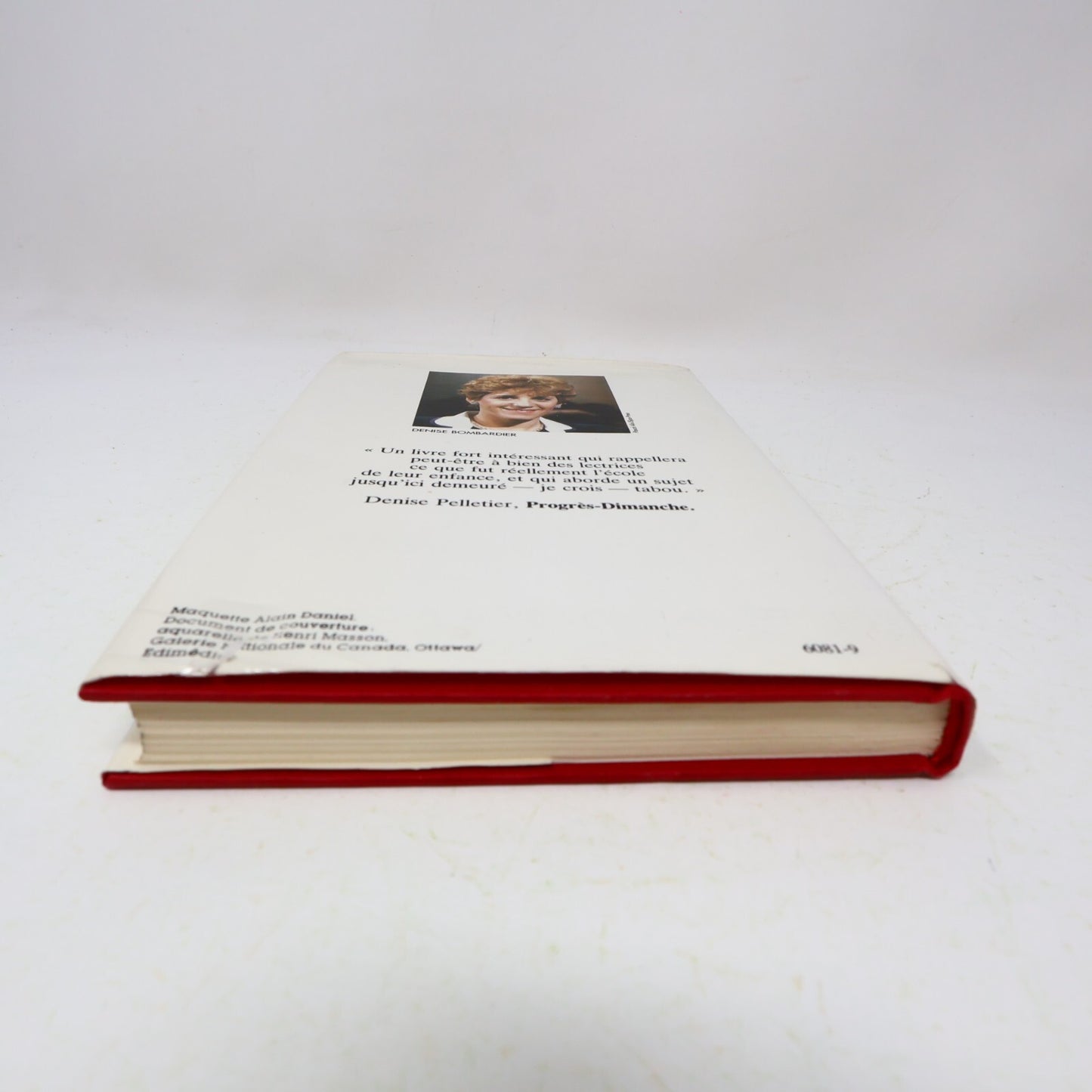 1985 Une Enfance à l'Eau Bénite Denise Bombardier France Loisirs Biographie BCE