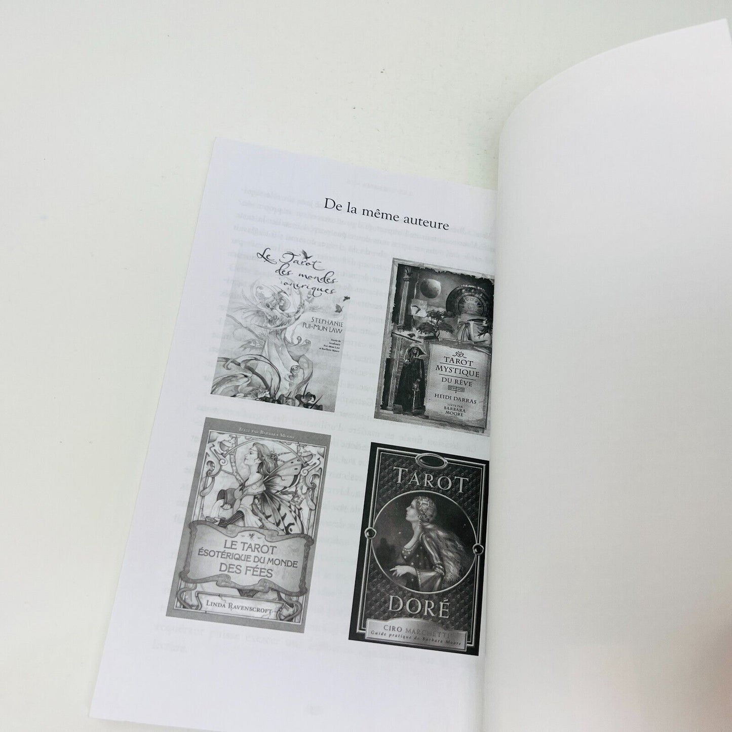 2013 Les Tirages du Tarot Améliorer vos Lectures de Barbara Moore ADA Français