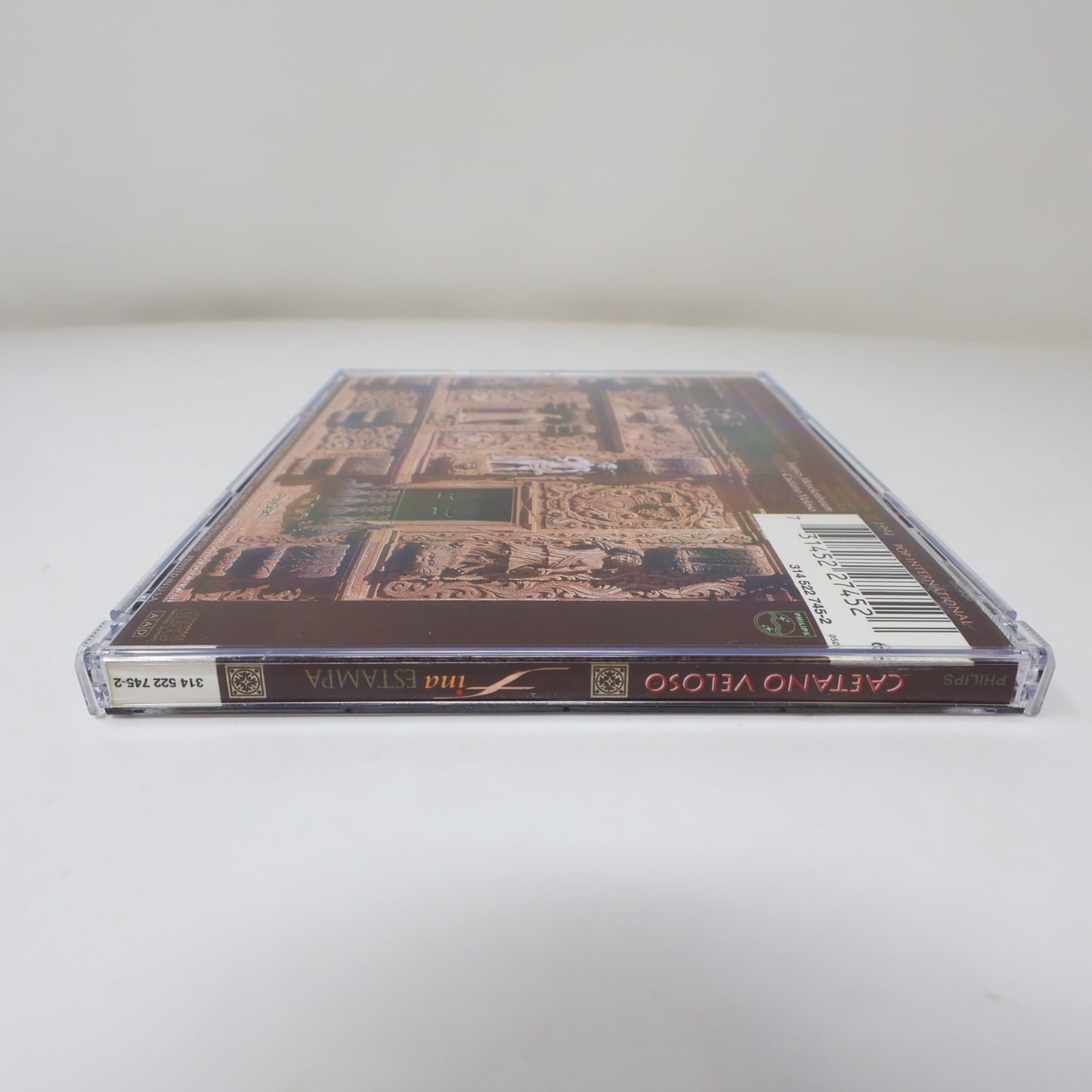 Fina Estampa CD Caetano Veloso Polygram 1994 Latin 314 522 745-2 90s