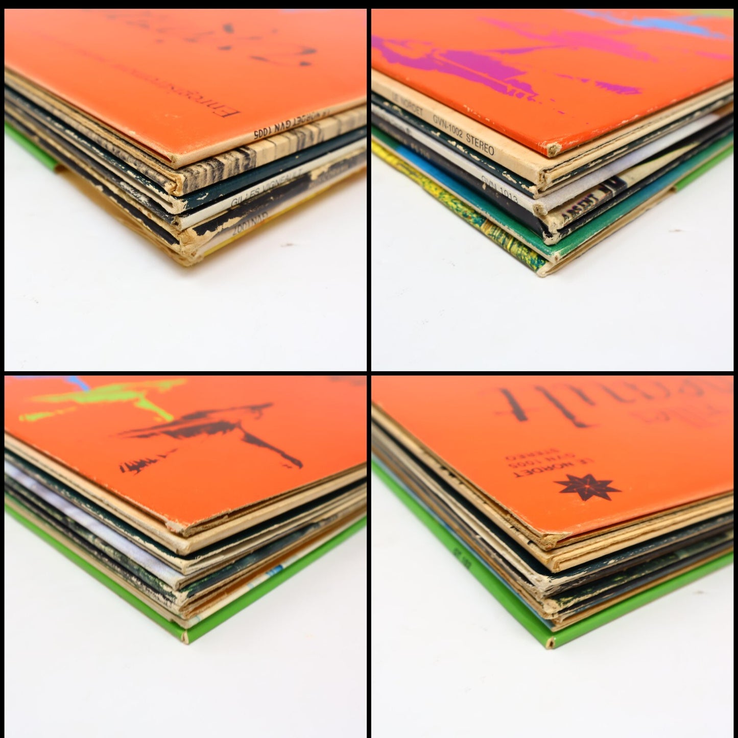 Gilles Vigneault Lot 7 Disques LP Record Combien De Fois Faut-Il Parler D'amour?