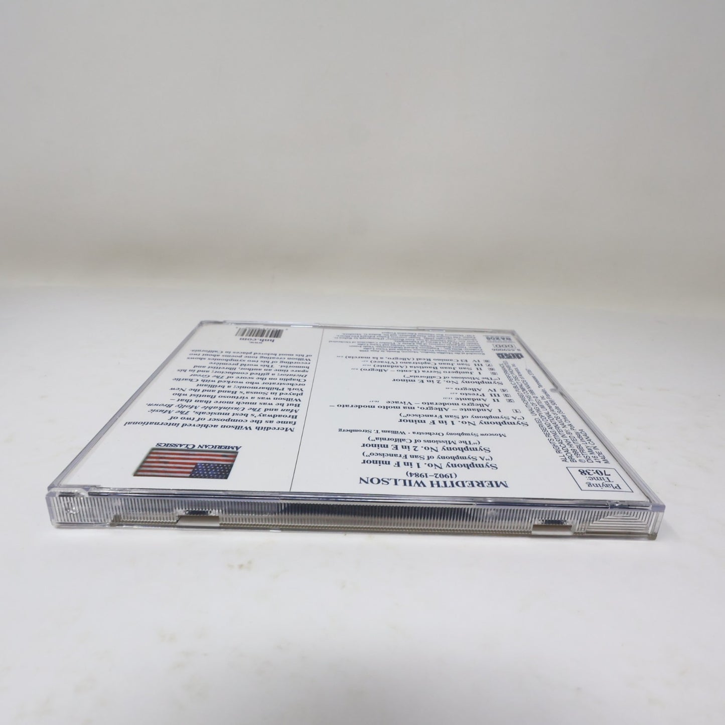 Meredith Willson A Symphony of San Francisco/The Missions of California CD 90s