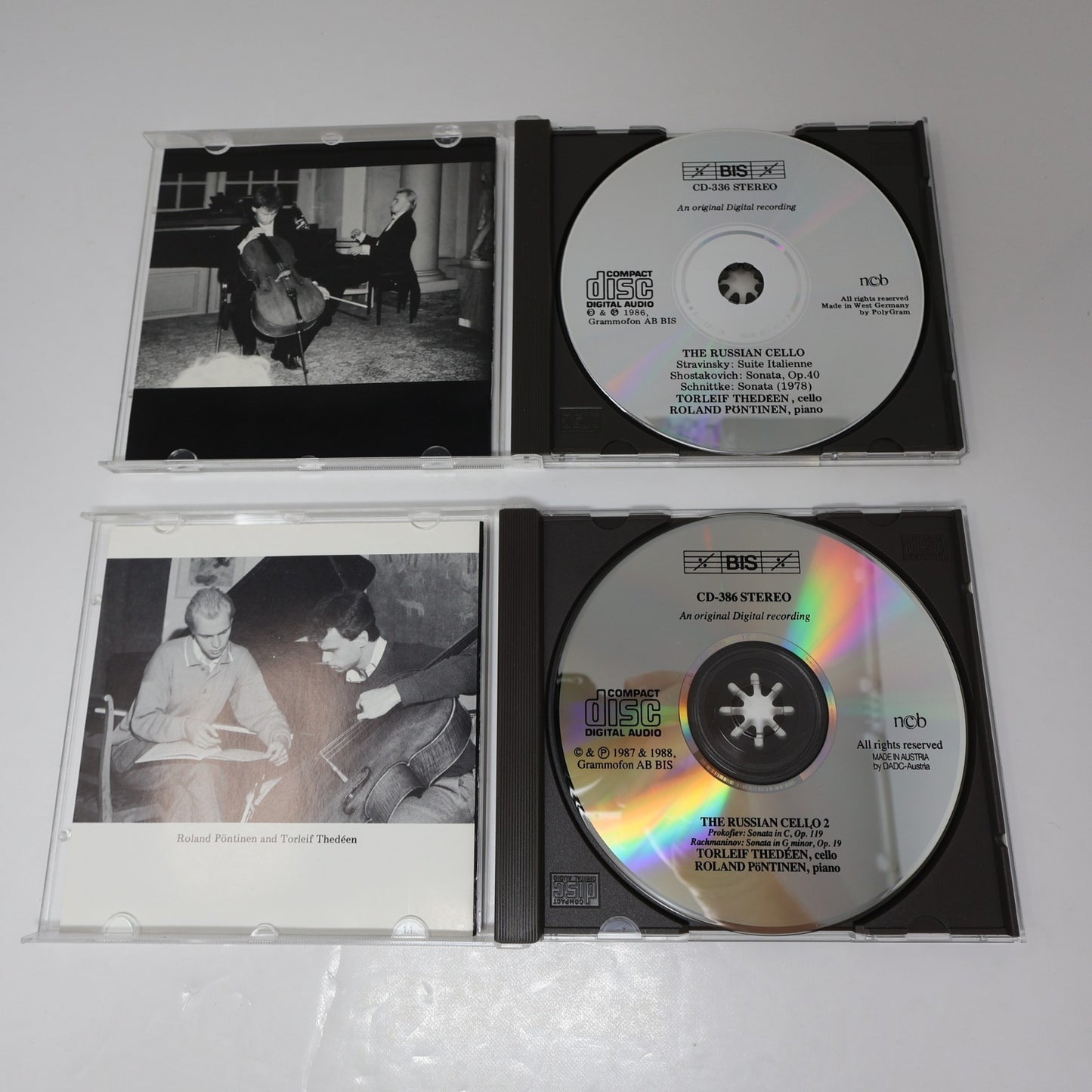 The Russian Cello 1-2/Viola Torleif Thedéen/Roland Pöntinen/Nobuko Imai 3 CD Lot