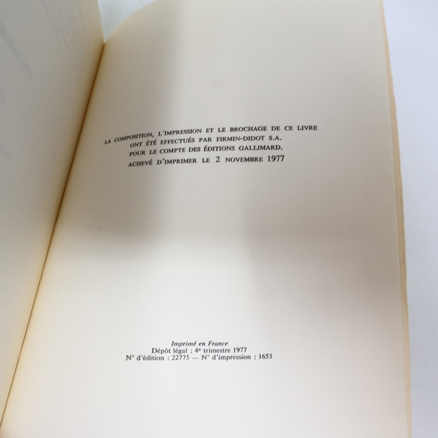L'Avalée des Avalés Réjean Ducharme Gallimard/Nrf 1977 Littérature Québécoise PB