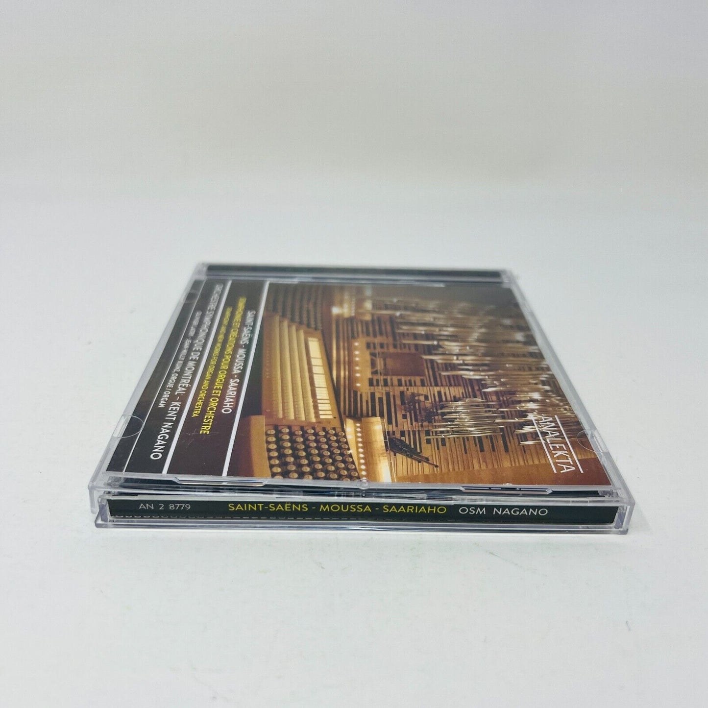 Saint-Saëns/Moussa/Saariaho CD Symphonie Orgue & Orchestre OSM Kent Nagano Testé