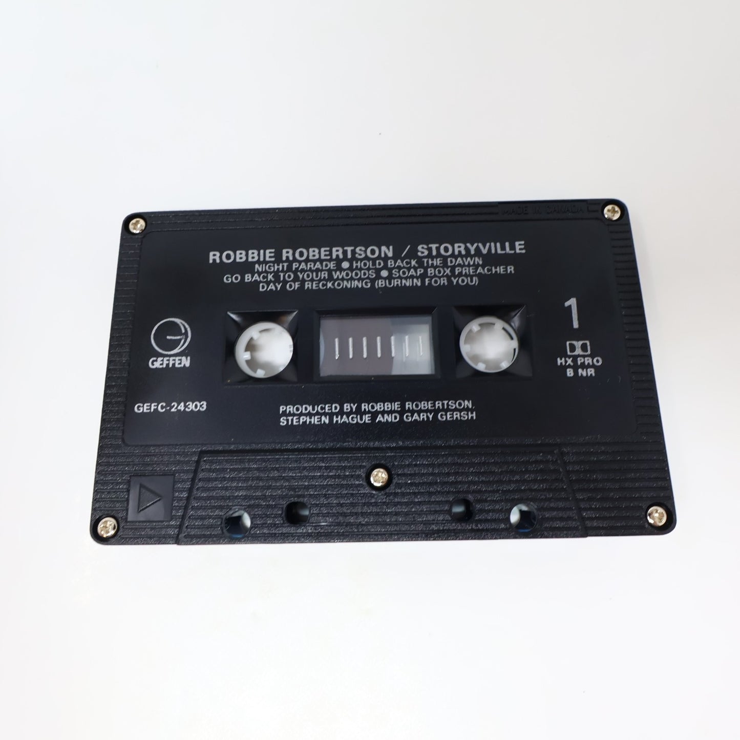 Robbie Robertson Storyville Cassette Geffen GEFC 24303
