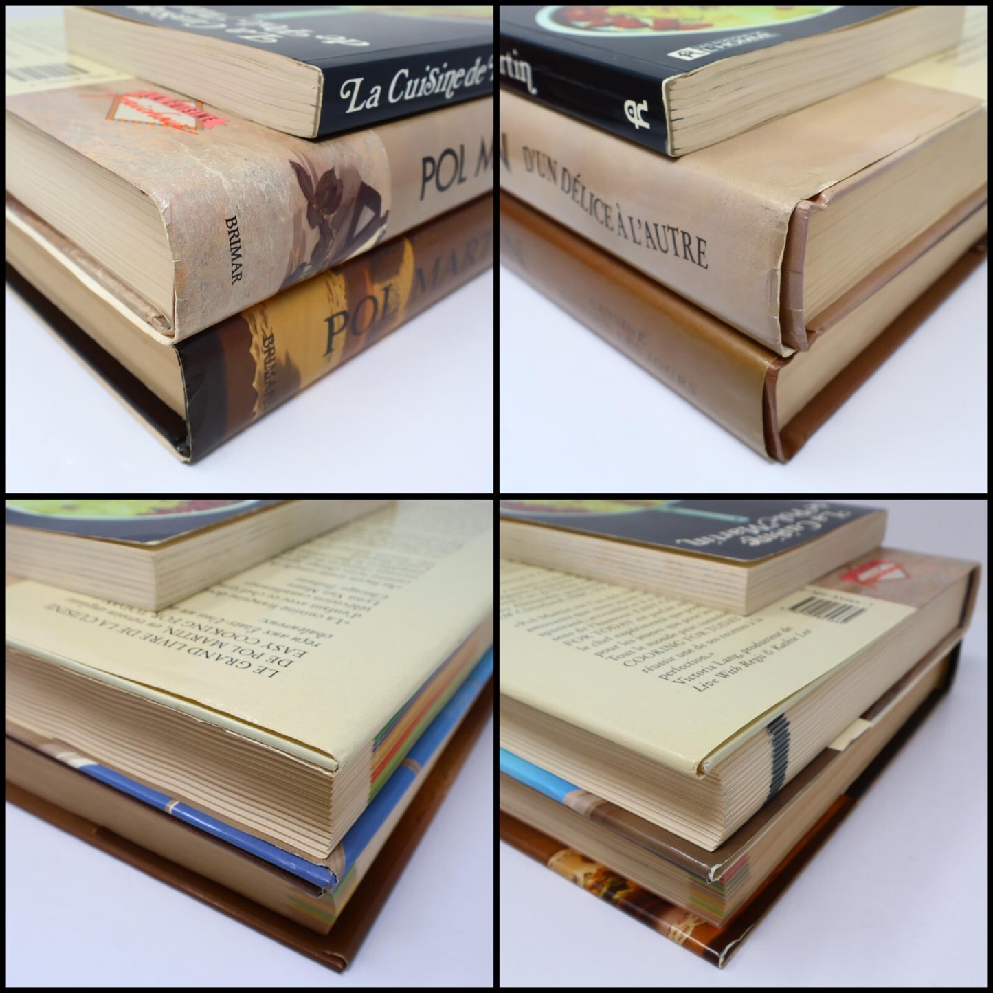 Pol Martin Lot 3 Livres D'un Délice à l'Autre/Cuisine de Tous les Jours Recettes