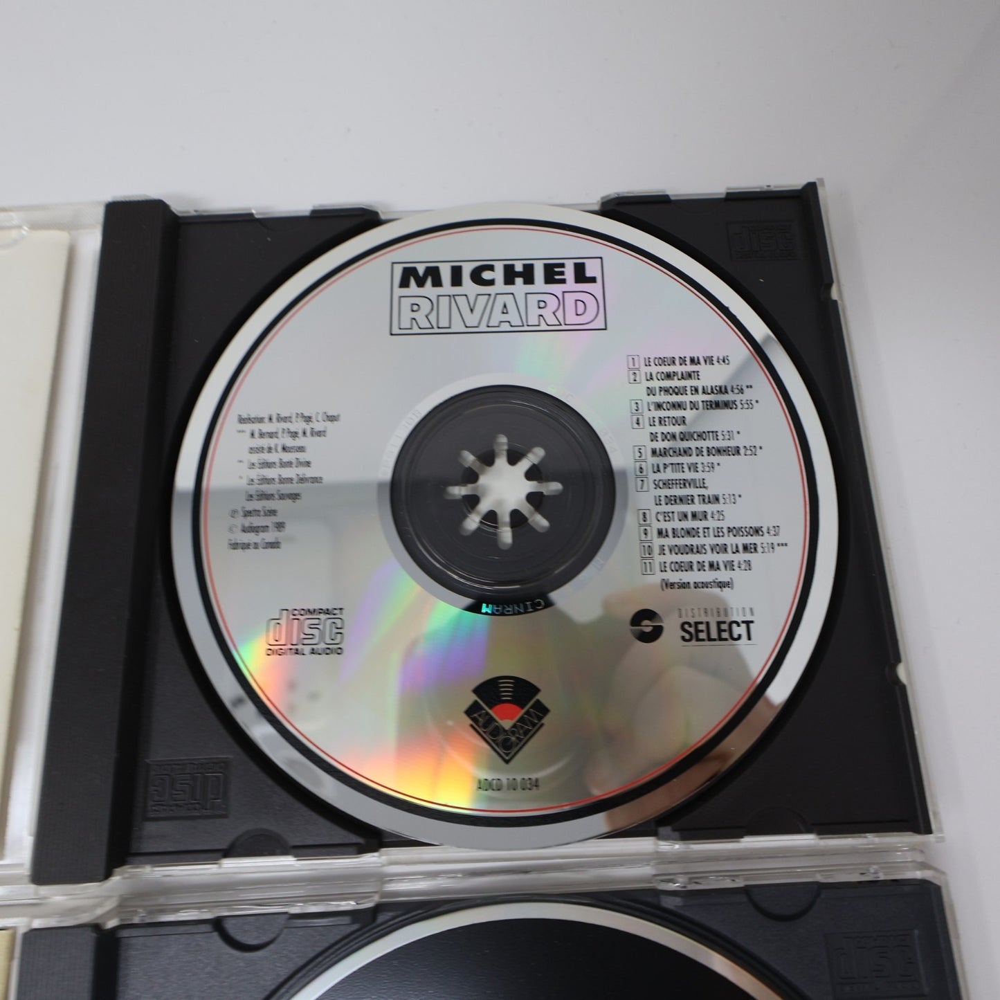 Michel Rivard Lot 4 CD Un Trou dans les Nuages/Le Goût de L'Eau/Roi de Rien