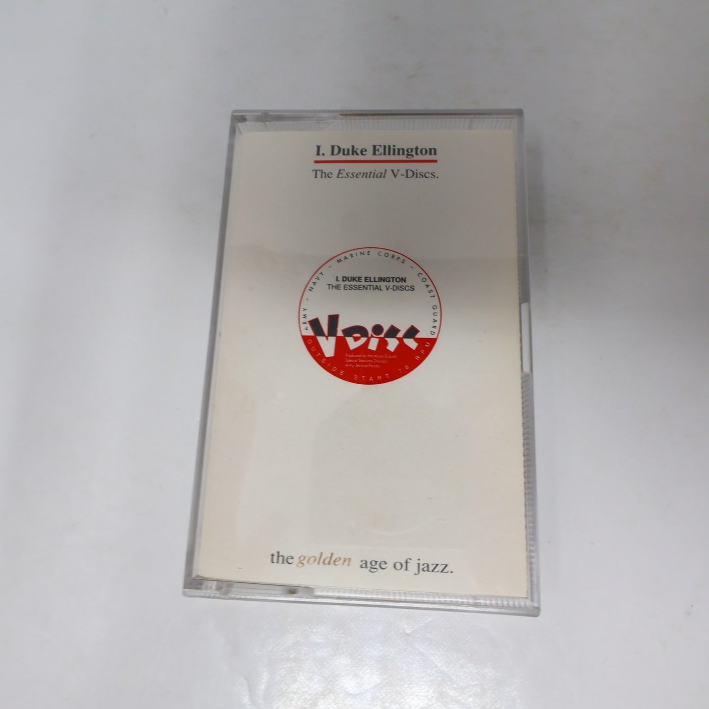 Duke Ellington 2 Cassettes Lot The Ellington Suites/The Essential V-Discs Jazz