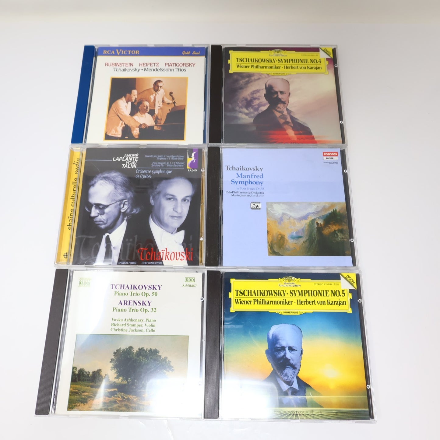 Tchaikovsky 13 CD Lot Sir Georg Solti/Charles Dutoit/Kyung Wha Chung/Jansons
