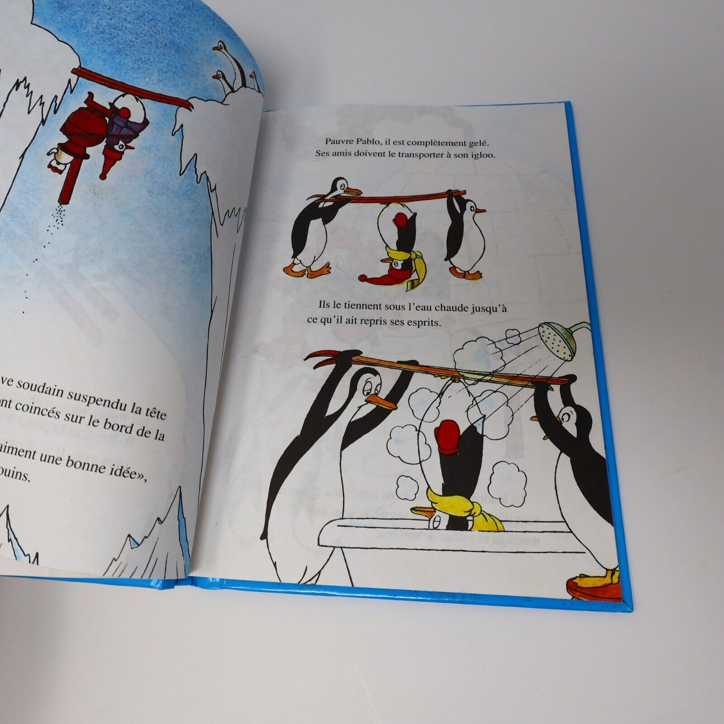 1992 Le Pingouin qui Détestait le Froid Club du Livre Mickey Disney Hardcover HC