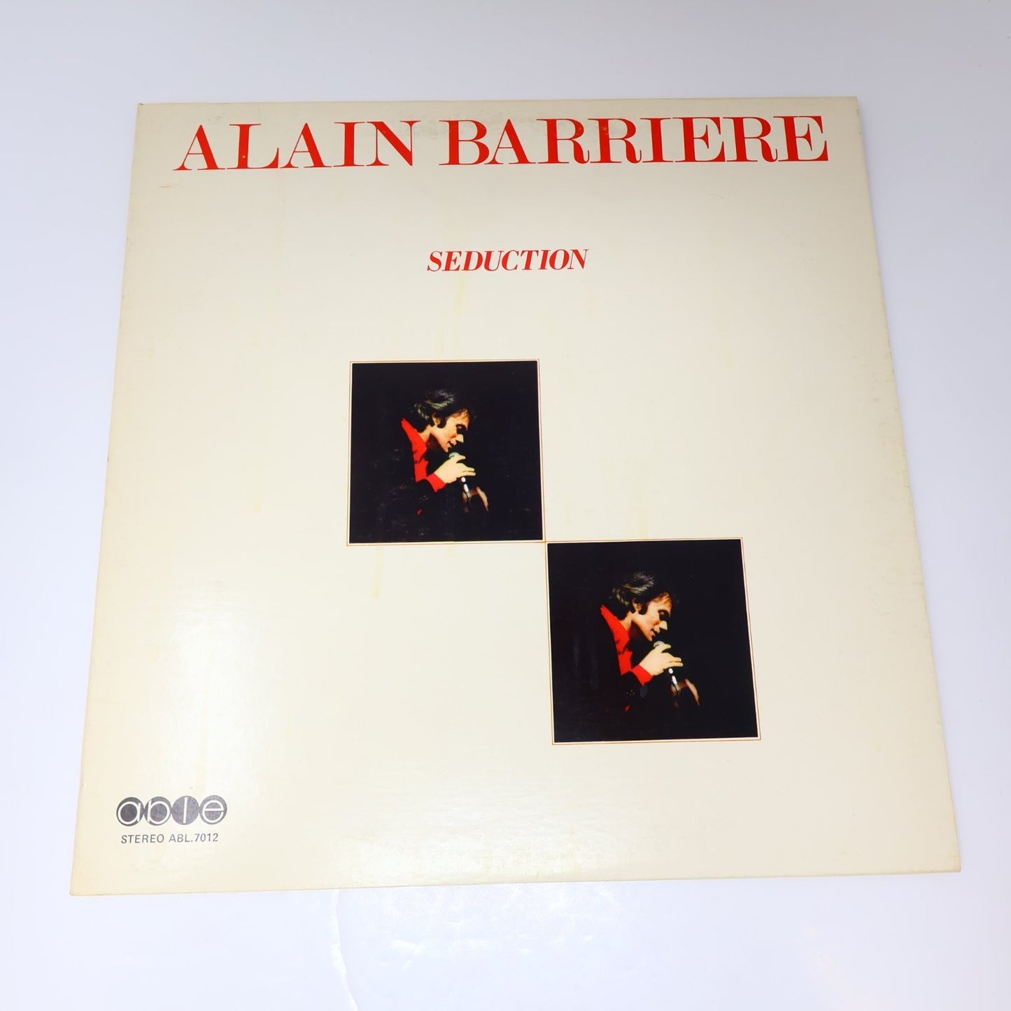 Alain Barriere Lot 10 Disques LP Record Sérénade et Tragédie/Amoco/Seduction