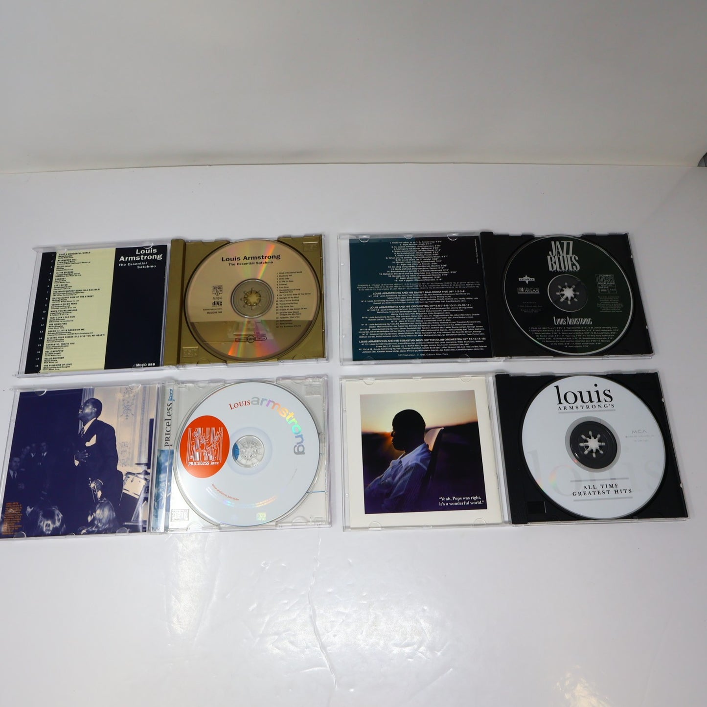 Louis Armstrong 6 CD Lot The Essential Satchmo/Jazz & Blues/An American Icon