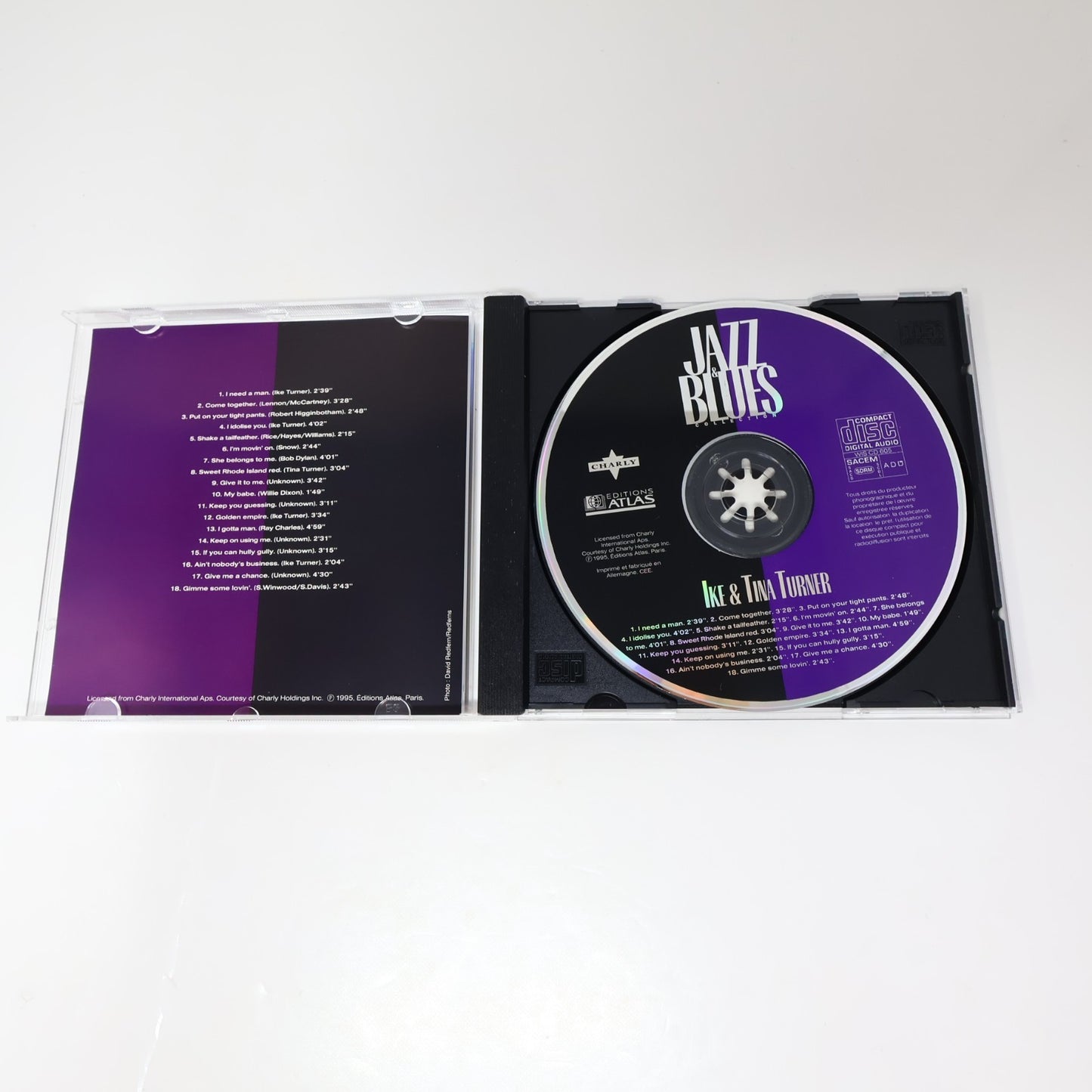 Ike & Tina Turner Jazz & Blues Collection #5 CD Edition Atlas 1995 WIS CD 605