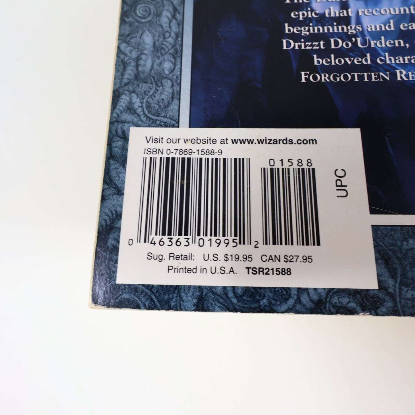2000 The Dark Elf Trilogy Colector's Edition Forgotten Realms by R.A. Salvatore