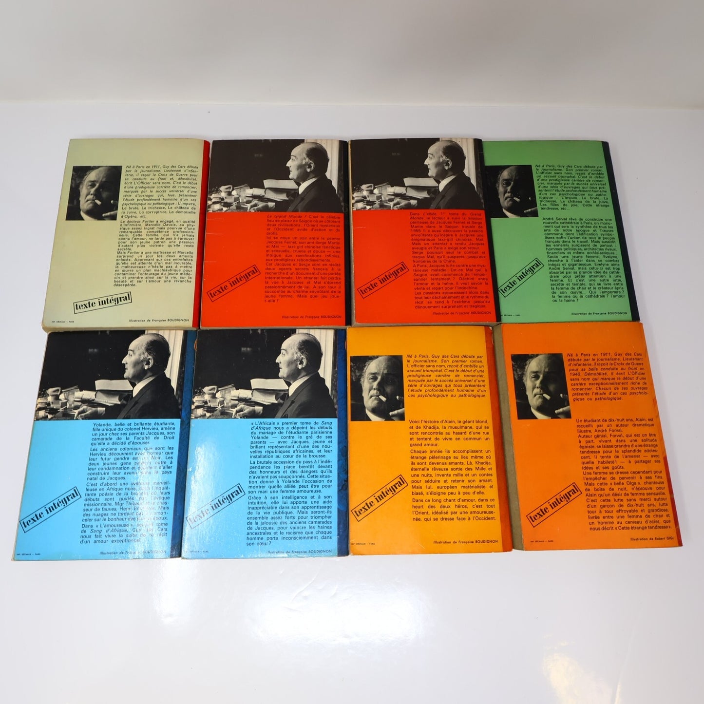 Guy des Cars Lot 8 Livres J'ai Lu Sang d'Afrique/Grand Monde/Corruptrice Romance