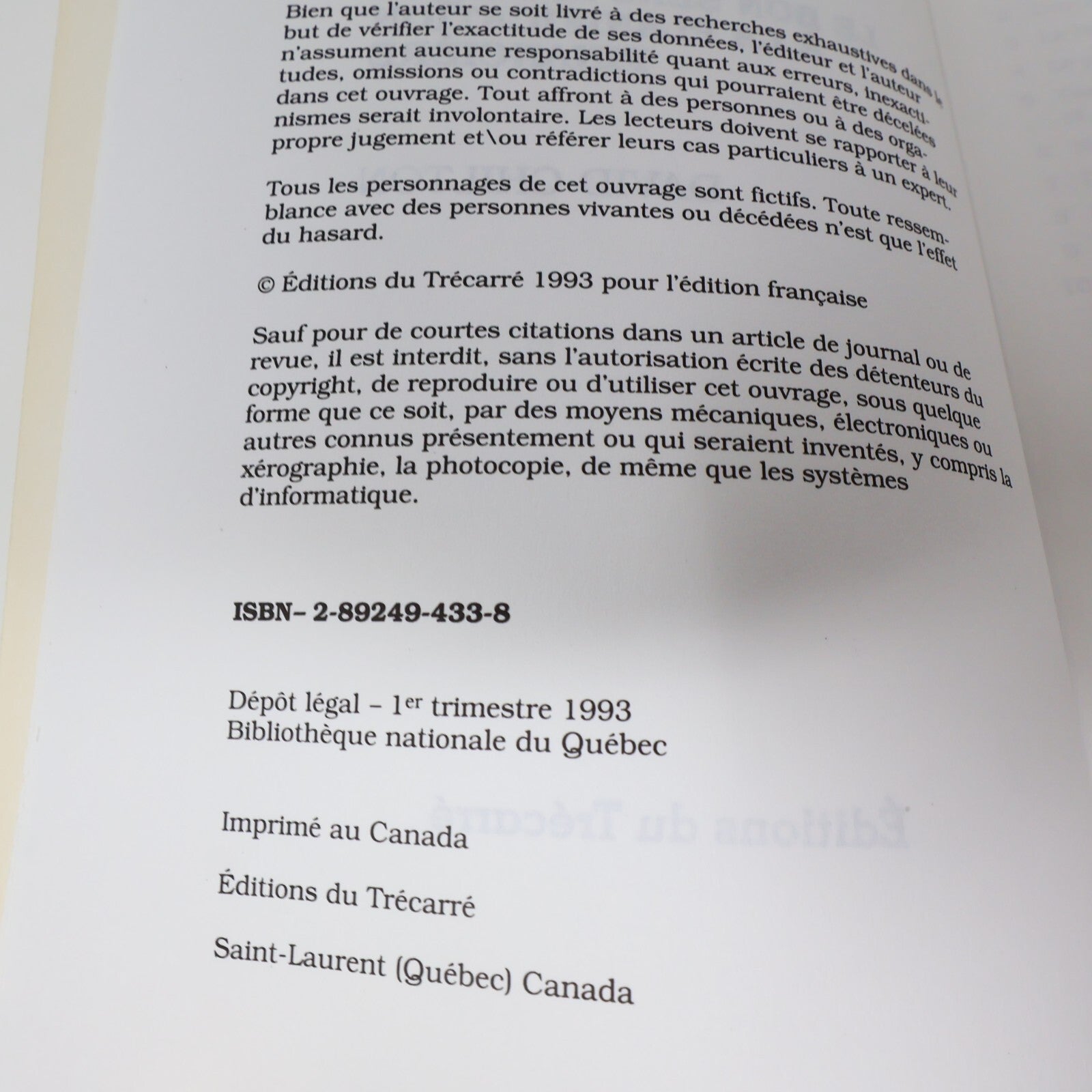 1993 Un Barbier Riche David Chilton Trécarré Planification Financière Affaires
