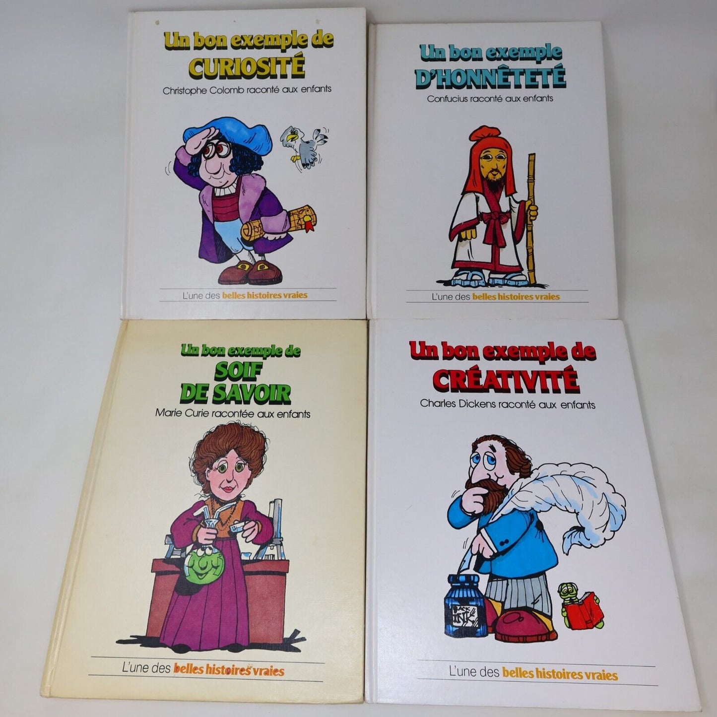 Lot 18 Livres Un Bon Exemple Value Tales Lincoln Curie Beethoven Français French