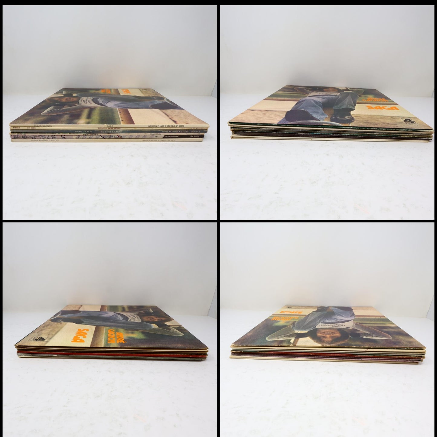 André Gagnon Lot 6 Disques Neiges/Projection/Saint-Laurent/Encore/Saga Record LP