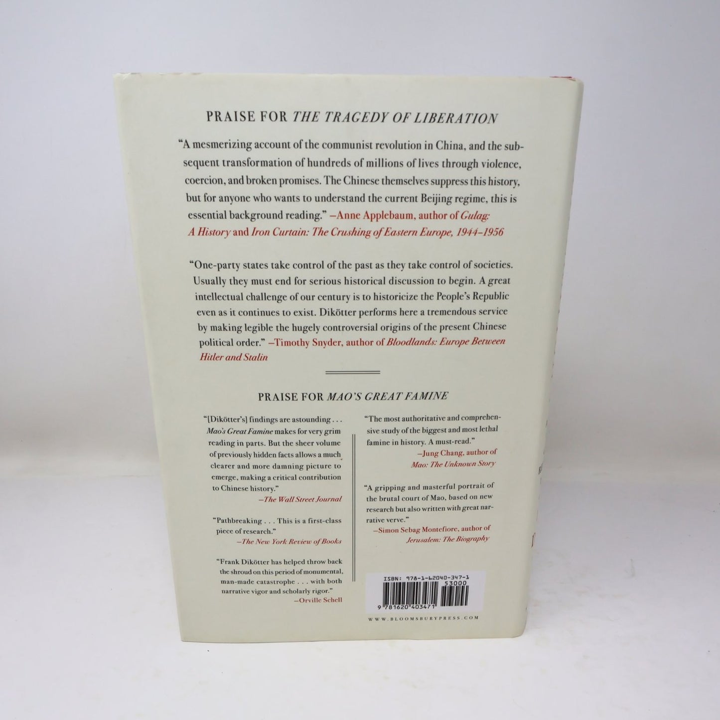 The Tragedy of Liberation Frank Dikötter 2013 1st US Ed Chinese History 1945-57