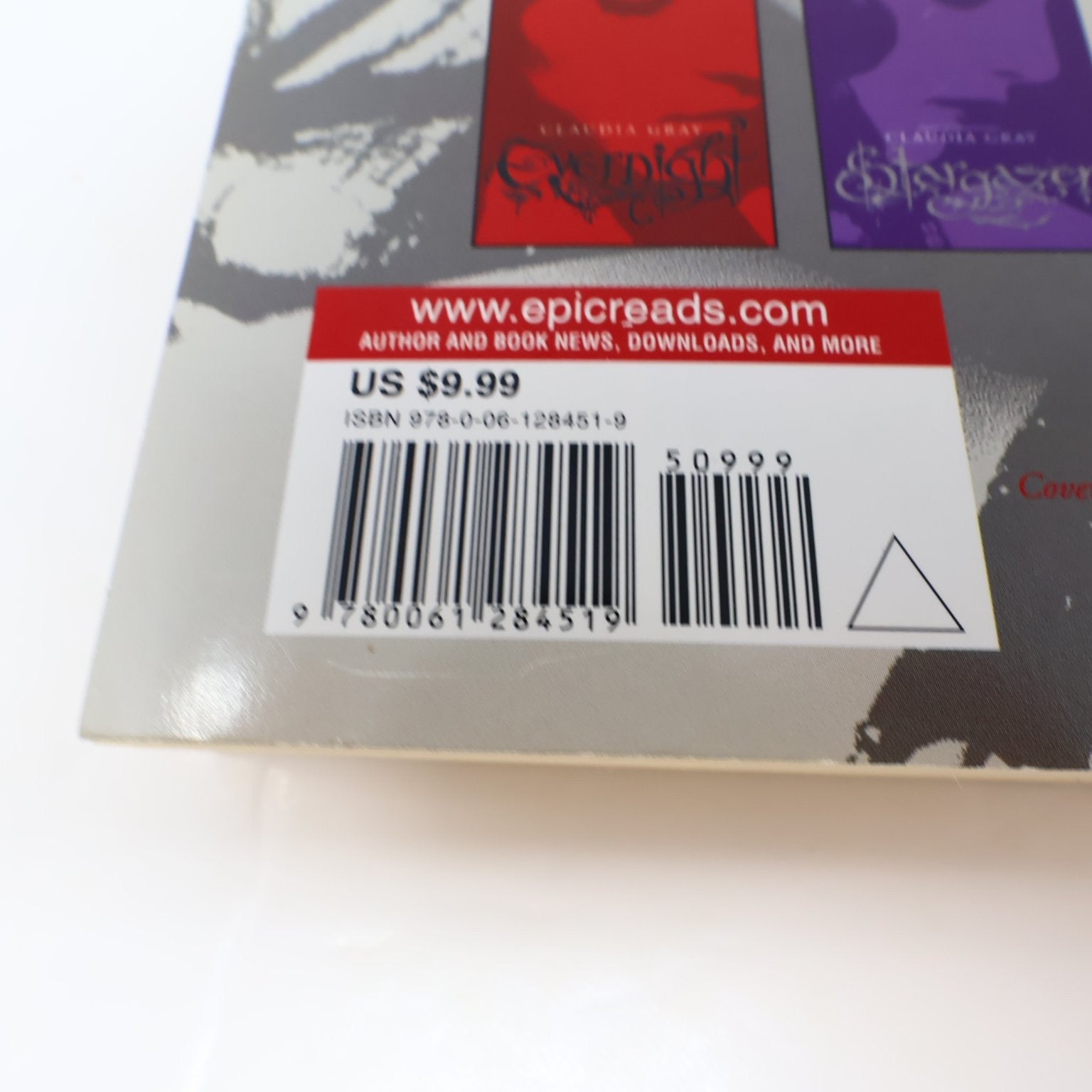 Afterlife Claudia Gray 2011 1st PB/2nd print SIGNED Vampire Novel HarperTeen