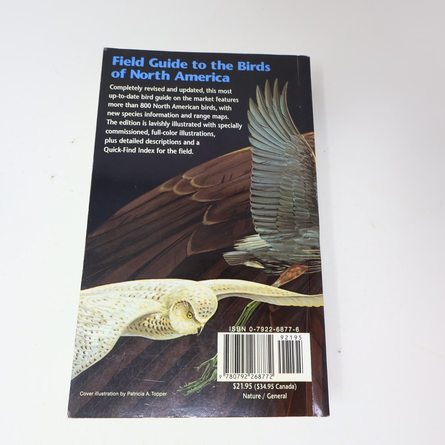 2002 Field Guide to the Birds of North America National Geographic Society Book