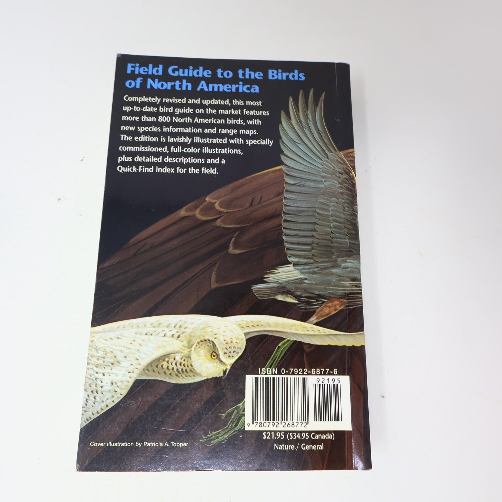 2002 Field Guide to the Birds of North America National Geographic Society Book