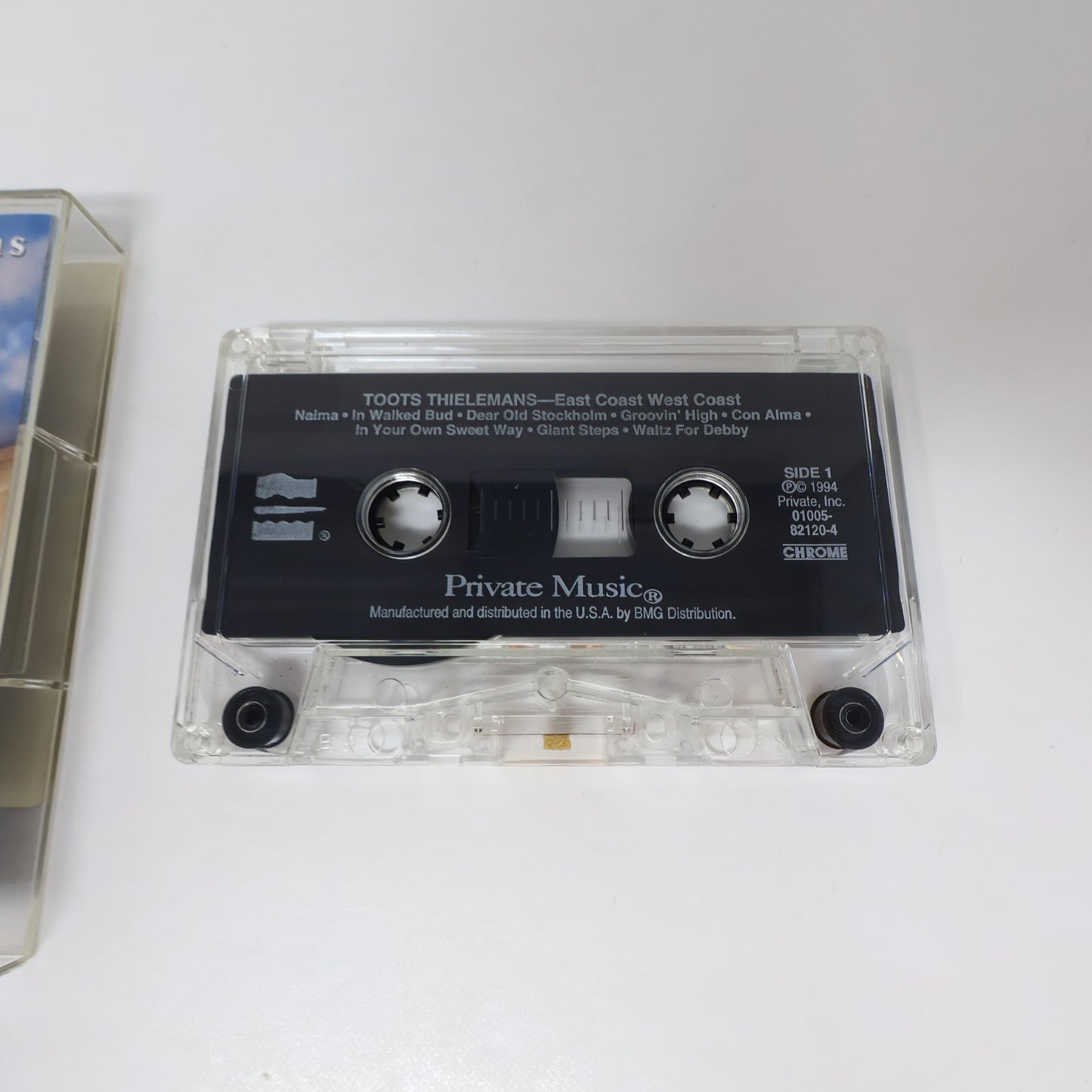Toots Thielemans 2 Cassettes Lot East Coast West Coast/ The Brasil Project Jazz