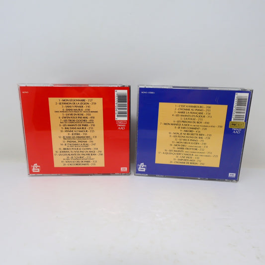 Édith Piaf 25e Anniversaire Volume #1-2 Série Complète Lot 2 CDs EMI Pop 1988