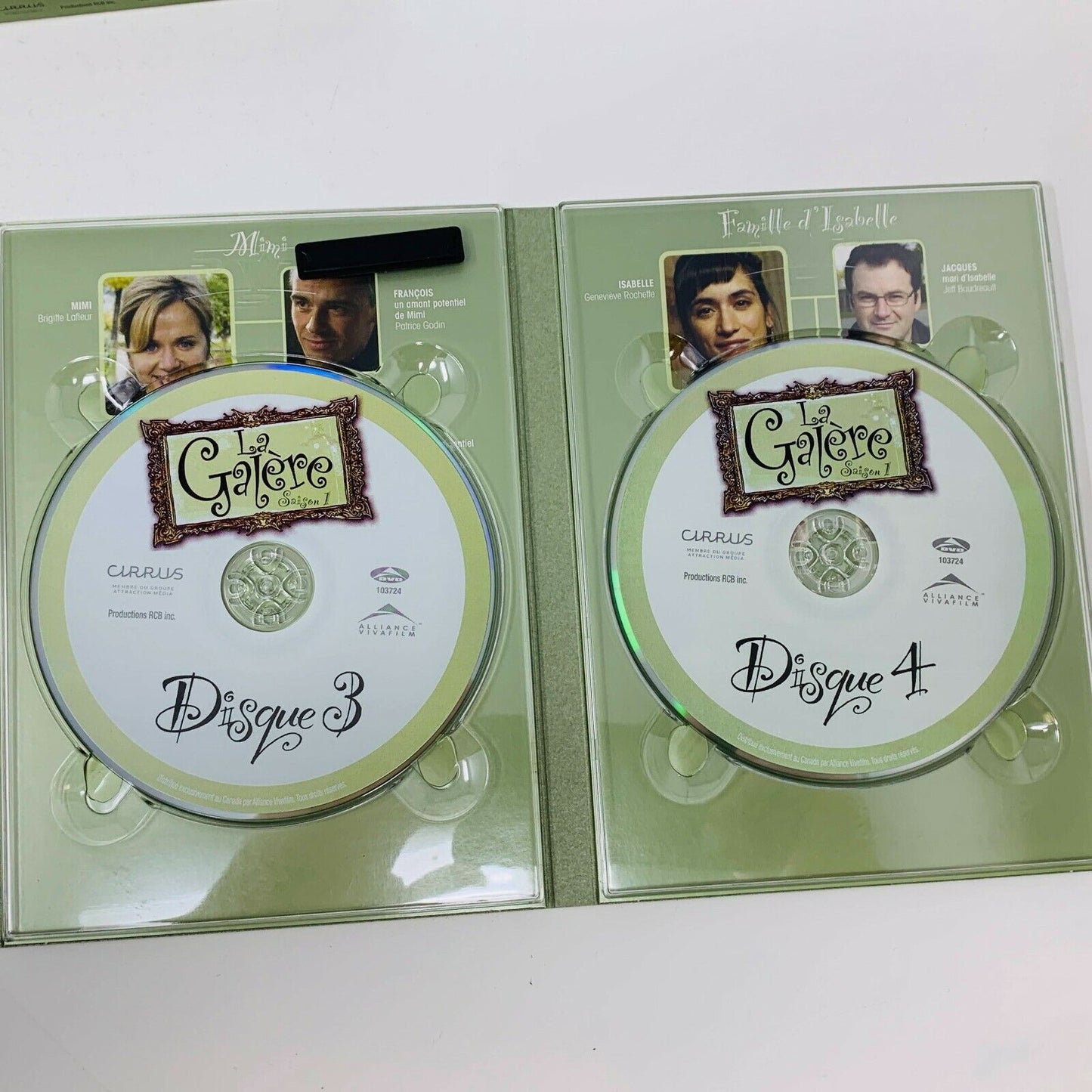 La Galère Saisons #1-2-3 Lot DVD Radio-Canada Télévision Français Hélène Florent