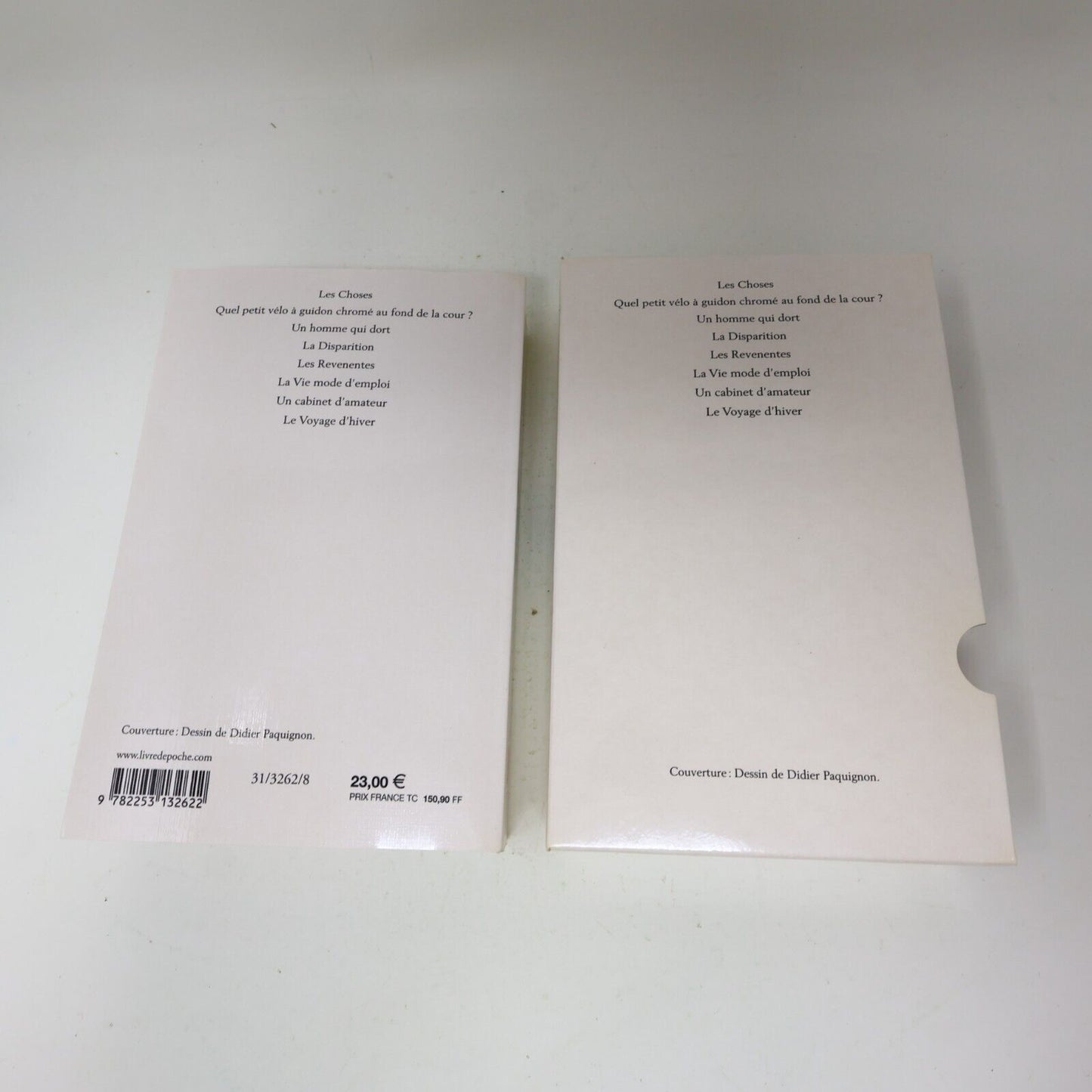 Georges Perec Romans et Récits Classiques Modernes La Pochotèque 2002 Poche Book