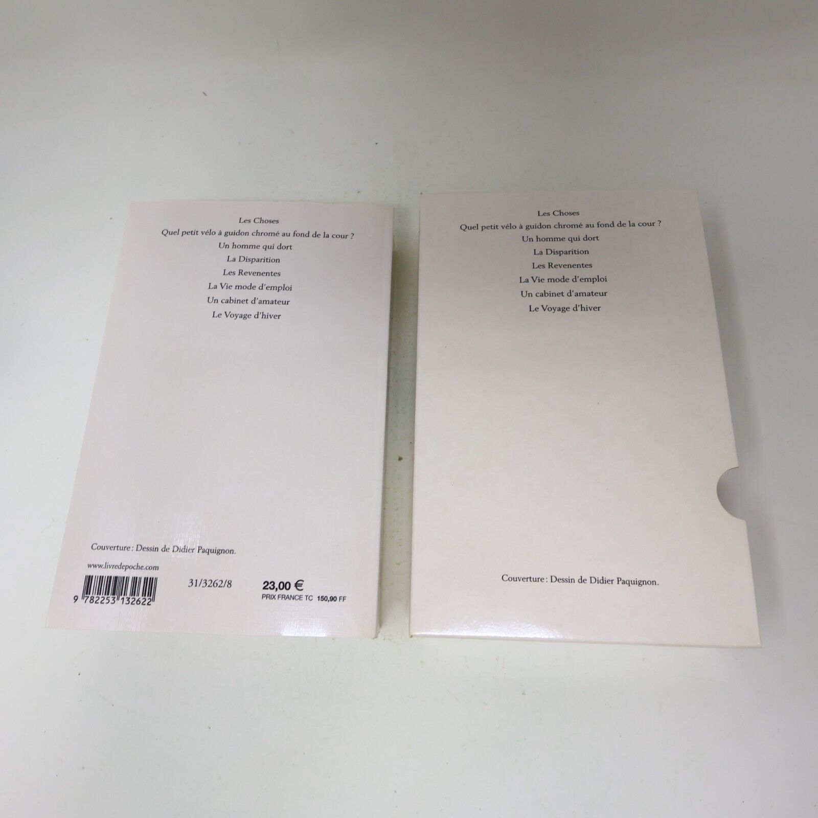 Georges Perec Romans et Récits Classiques Modernes La Pochotèque 2002 Poche Book