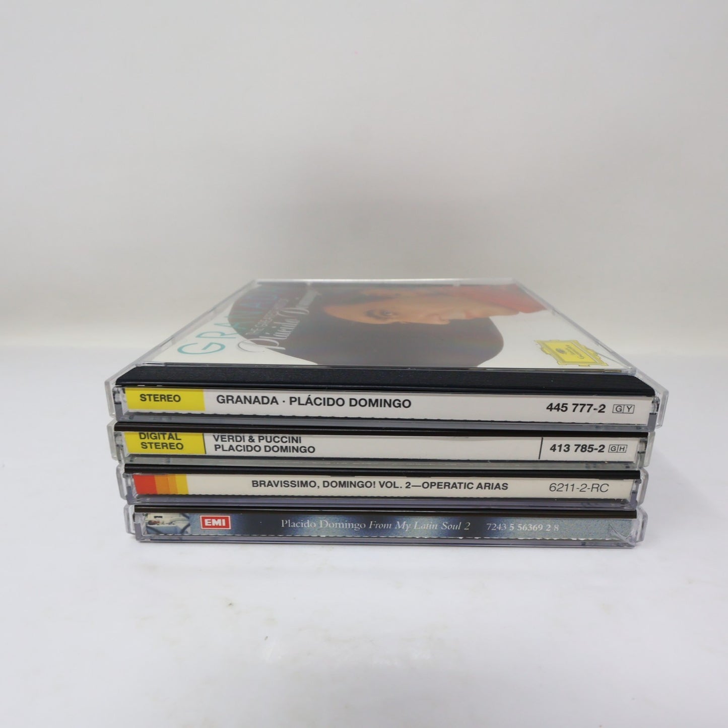 Placido Domingo 4 CD Lot Granada Greatest Hits/Verdi & Puccini/My Latin Soul 2