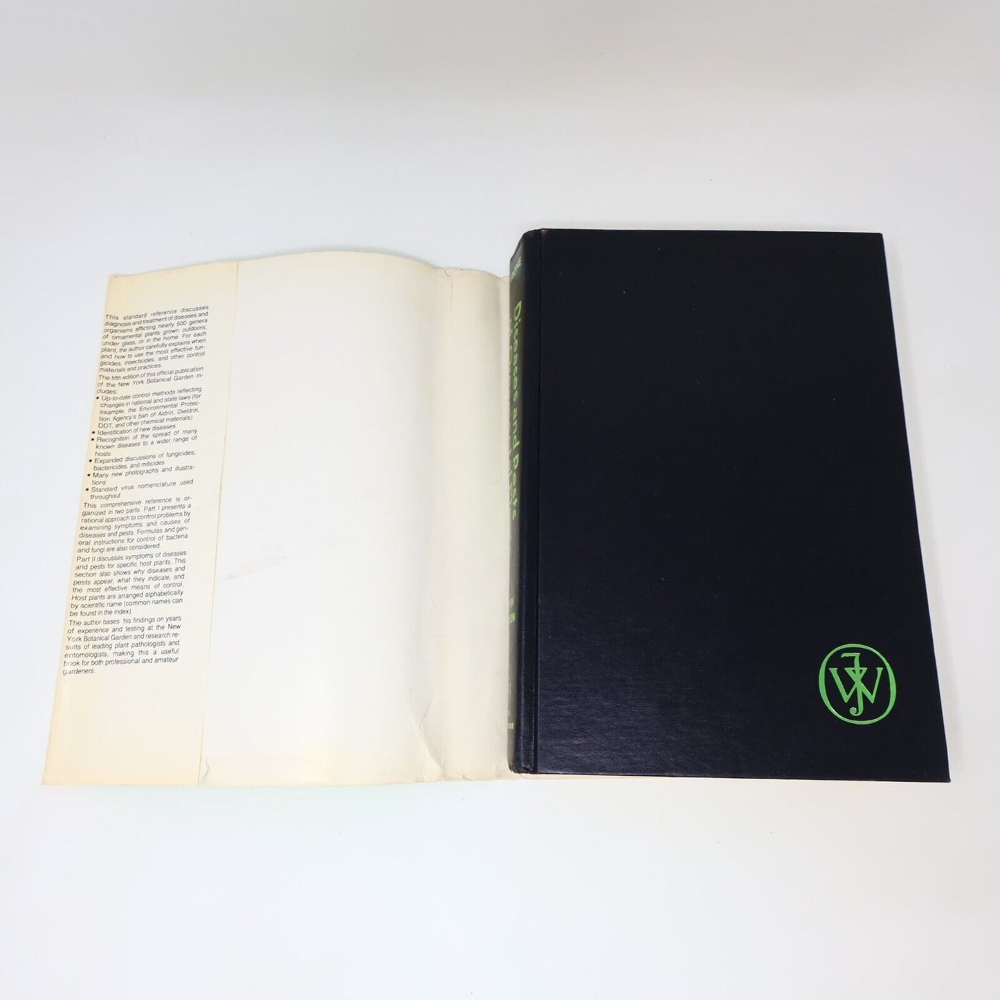 1978 Diseases and Pests of Ornamental Plants by Pascal P. Pirone 6th Print HC