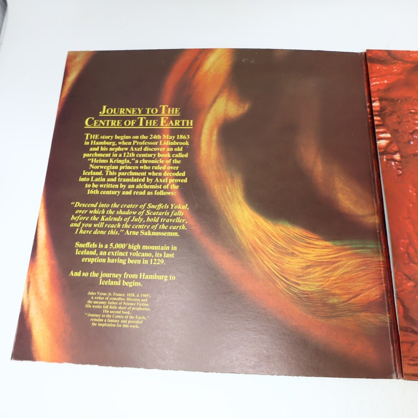 Rick Wakeman Journey To The Centre Of The Earth LP 1974 SP-3621 Record + Booklet
