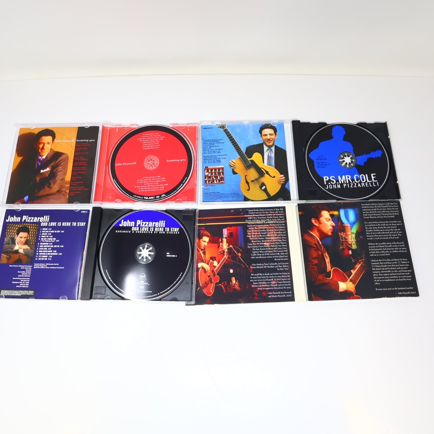 John Pizzarelli 13 CDs Lot New Standards/Naturally/Knowing You Jazz Swing