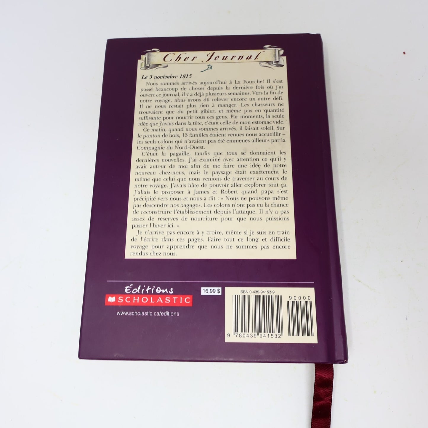 Cher Journal Lot 11 Livres Entrée Refusée/Vent de Guerre/Ma Soeur Orpheline HC