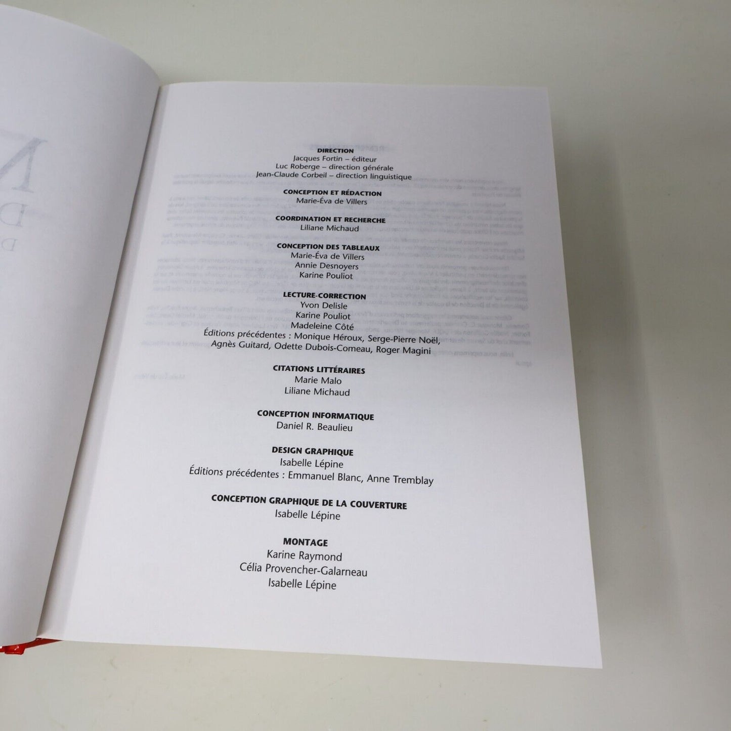 2009 Multi Dictionnaire de la Langue Française 5E Édition Marie-Éva de Villers