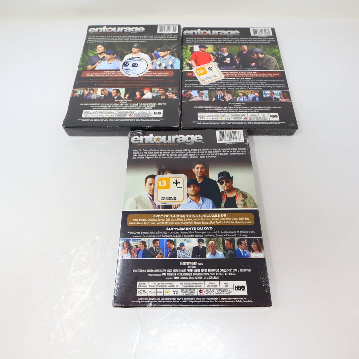 Entourage 7 DVD Lot Seasons 1-3 & 6-8 TV Series All Factory Sealed Except S2