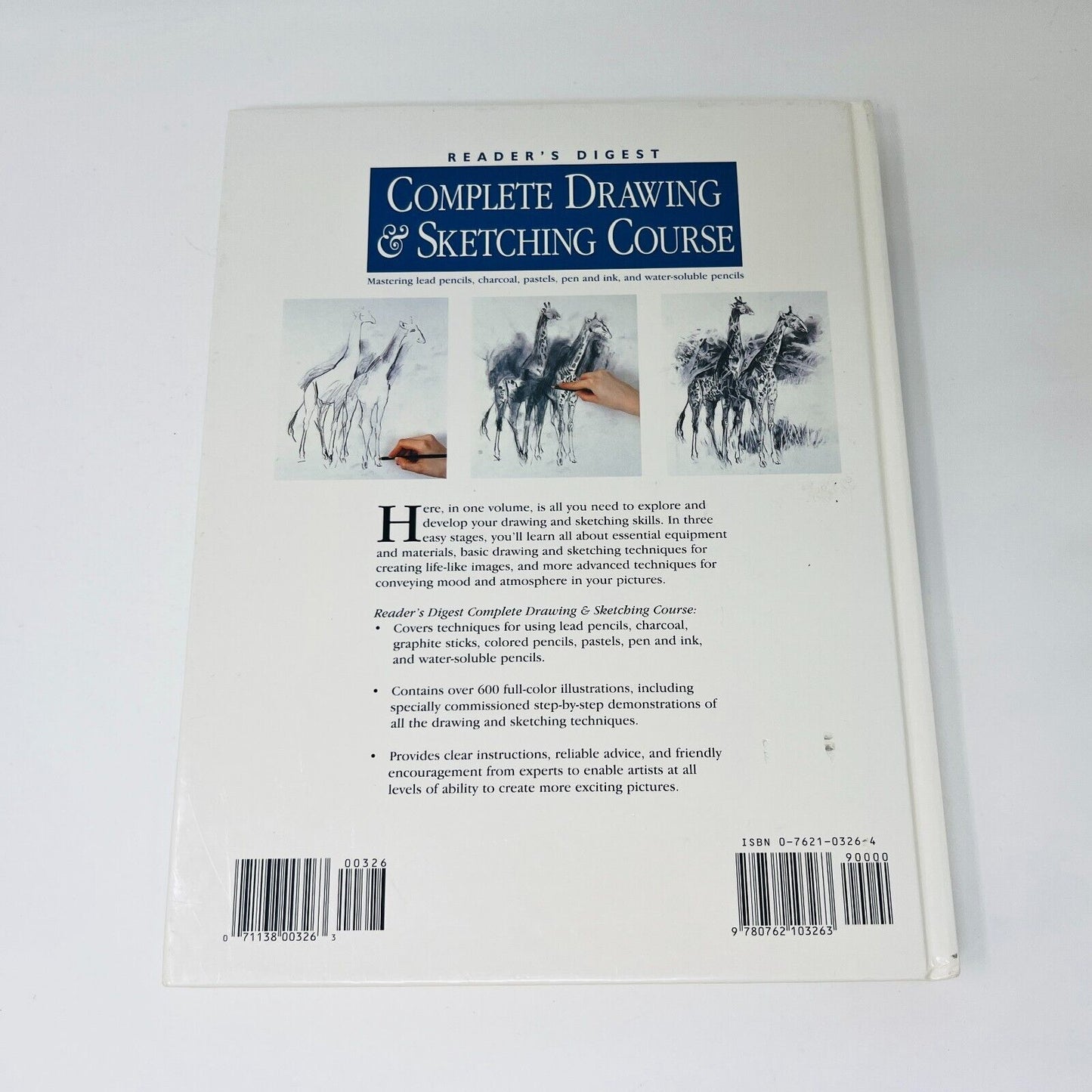 2001 Complete Drawing & Sketching Course Stan Smith Reader's Digest Hardcover