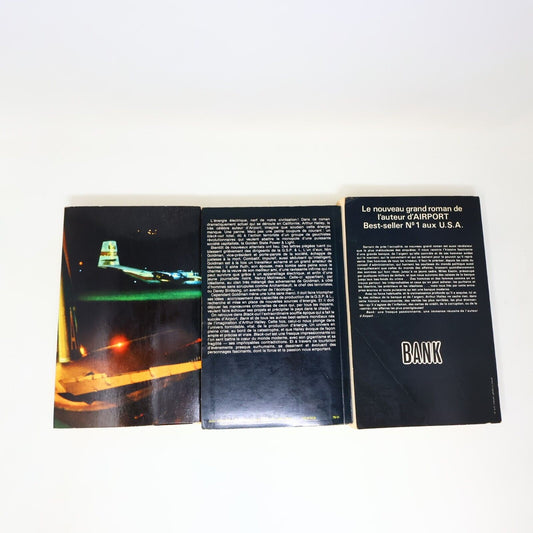 Lot 3 Arthur Hailey Livres Français French Airport Black Out Bank Albin Michel